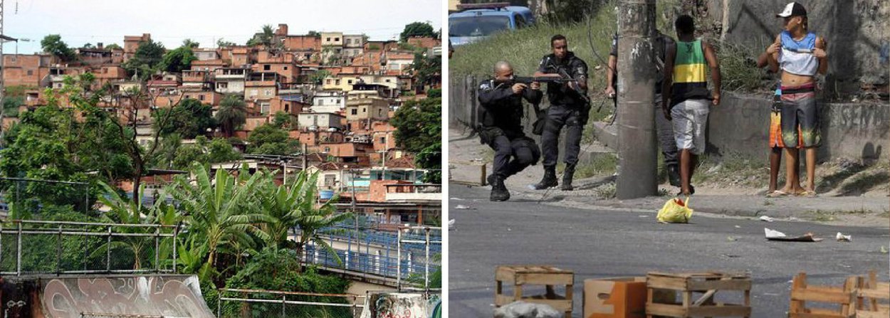 Polícia Militar (PM) permaneceu com policiamento reforçado no Complexo do Chapadão e nos acessos à comunidade pelos bairros de Guadalupe e Anchieta, na zona norte do Rio; após a morte de Maike da Silva de Souza, 22 anos, durante operação da PM para localizar o soldado Neandro Santos de Oliveira, desaparecido os moradores atearam fogo em quatro ônibus urbanos e fecharam os principais acessos ao Chapadão