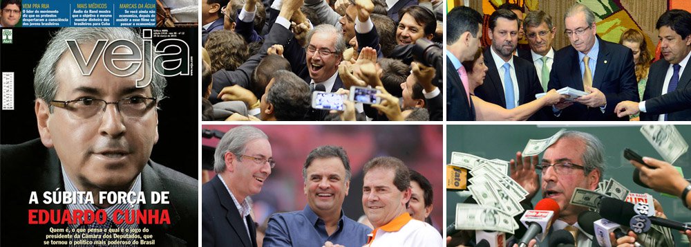 O roteiro amargo de 2015 foi definido no primeiro dia de fevereiro deste ano, quando o deputado Eduardo Cunha (PMDB-RJ) se elegeu presidente da Câmara dos Deputados; a partir dali, com apoio da oposição liderada pelo PSDB e dos setores mais conservadores da mídia, ele colocou em marcha um projeto de implosão política e econômica do País; com suas pautas-bomba, fez a aposta no 'quanto pior, melhor', em sintonia com o PSDB; com a ameaça permanente de impeachment, deflagrado no fim do ano, drenou as energias do governo para o embate político; depois de descobertas suas movimentações financeiras na Suíça, Cunha termina 2015 enfraquecido, mas ainda age e fala como se nada tivesse acontecido