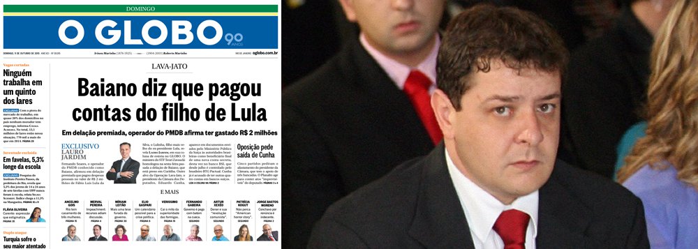 "Não conheço 'Lulinha', mas observo que sobre ele muito já se investigou sem que nada tenha sido encontrado.  Afinal, ele já foi 'dono' da Friboi, de uma mansão no interior paulista, de um jatinho…Em tese, sabe que há dez anos é visado e dificilmente iria entrar nessa achando que não teria problemas. Mas, se o fez, é maior de idade e responde por seus atos, como eu ou qualquer um responde pelos seus, sem que disso caiba culpa aos meus filhos ou ao meu pai", diz Fernando Brito, editor do Tijolaço, sobre a denúncia publicada neste domingo por Lauro Jardim
