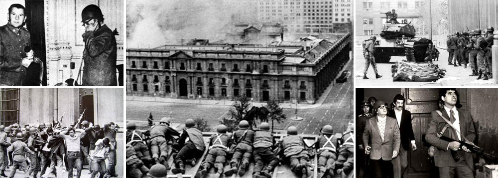 No auge da crise institucional do Chile, que o médico Salvador Allende Gossens pretendia debelar com a convocação de um plebiscito, em 10 de setembro de 1973, na manhã do dia seguinte, em Valparaíso, a Marinha deu início ao golpe de Estado que, mediante tortura, o assassinato de 4 mil oposicionistas e o exílio de 200 mil chilenos, implantou uma das mais sanguinárias ditaduras da história latino-americana; leia na integra o artigo de Frederico Füllgraf, especial para o 247
