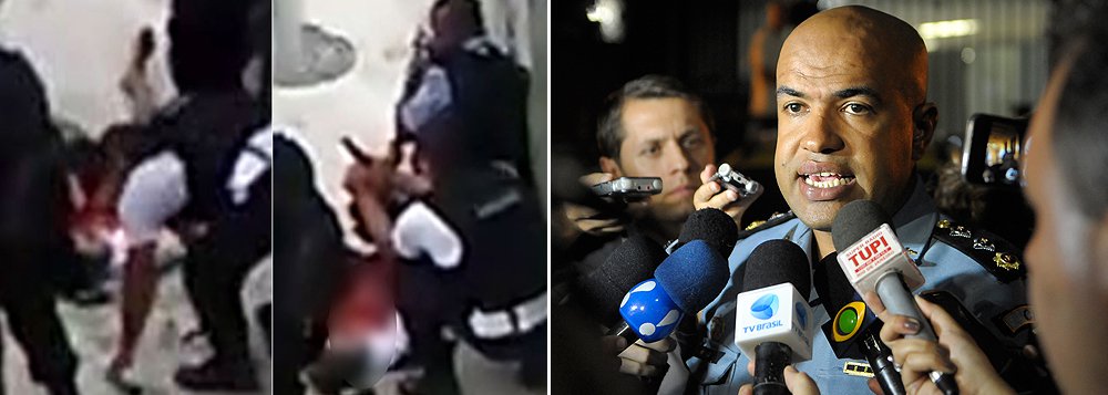 O porta-voz das UPPs da PM do Rio de Janeiro, major Ivan Blaz, disse que a imagem desse projeto da segurança pública foi abalada pelas cenas gravadas em um celular e divulgadas nas redes sociais, em que quatro policiais militares, depois de balearem um rapaz de 17 anos, modificam a cena do crime para forjar um auto de resistência, no Morro da Providência, na região central do Rio; de acordo com o major Blaz, "nossa obrigação maior é dar a devida resposta à sociedade. A desvio de conduta, não cabe explicação: cabe punição"