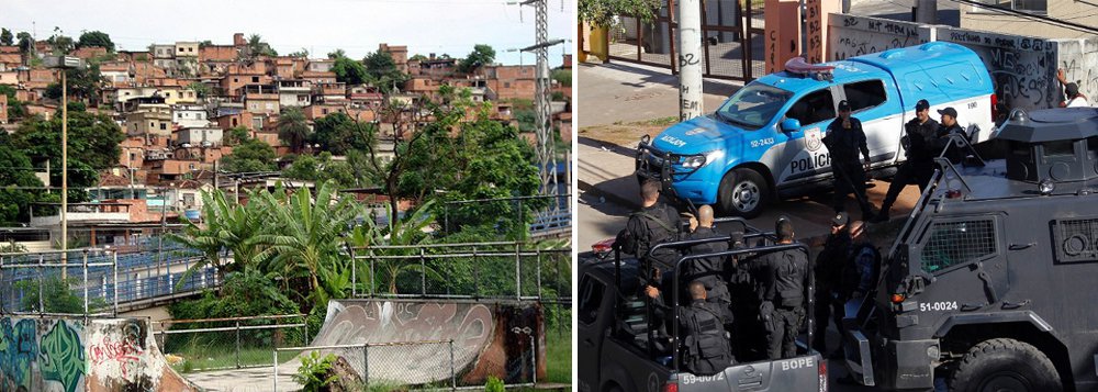 A Polícia realiza uma operação no conjunto de favelas do Chapadão, em Costa Barros, no Subúrbio do Rio, para localizar um policial militar que desapareceu; o comandante do 41º BPM (Irajá), major Márcio Alves, informou que o militar teria sido abordado por criminosos, que teriam descoberto a identidade dele devido a escala de serviço do Programa Estadual de Integração da Segurança, que estava dentro do carro