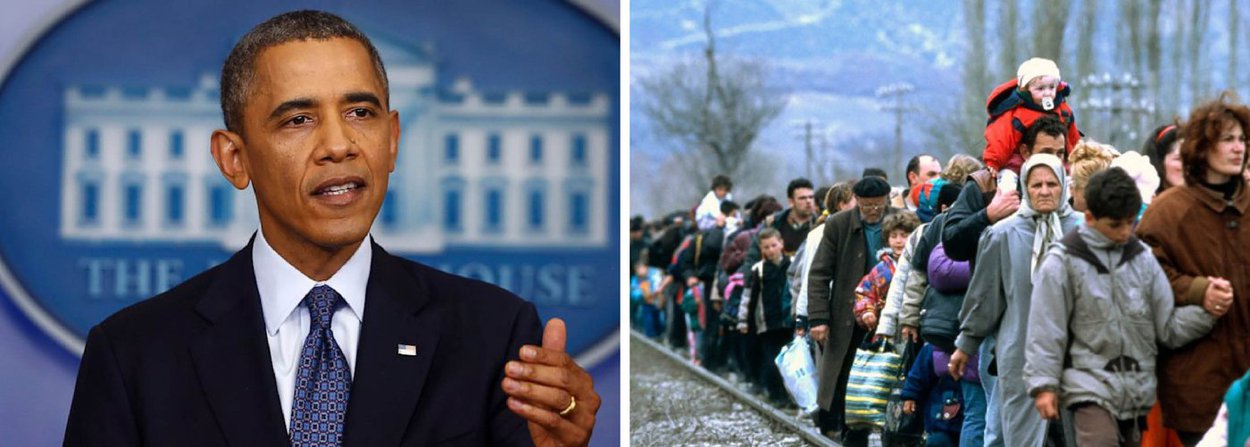 Quantidade anunciada pela Casa Branca será recebida pelos Estados Unidos até o ano que vem; cerca de 1,5 mil serão recebidos até o final deste mês; anúncio de Barack Obama chega um dia depois de o presidente da Comissão Europeia ter proposto um plano para realocar mais 120 mil refugiados