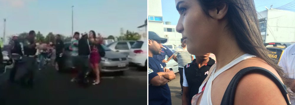 A estudante da UFMA Ingrid Ferreira foi agredida por um policial dentro do pátio do Detran-MA; após ser abordada numa blitz, em São Luís, por não portar sua carteira de habilitação, seu carro foi levado pessoalmente pelo Cabo Serra, ao invés de ser guinchado como de praxe nessas operações; quando chegou ao órgão, ela chamou o policial e informou que seu dinheiro havia sumido; “Fale baixo, você está me chamando de ladrão?”, perguntou o cabo, que na sequência desferiu um tapa no braço de Ingrid; a universitária vai acionar a PM por agressão, lesão corporal, danos morais e danos materiais