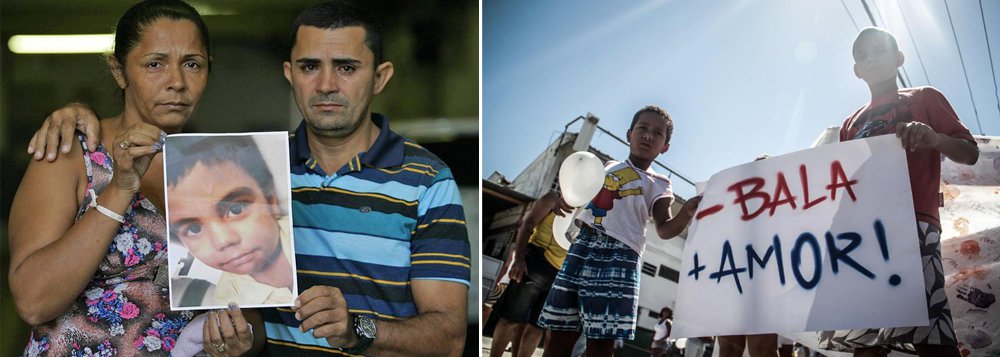 Após nenhum policial ter sido indiciado pela morte do menino Eduardo de Jesus, de 10 anos, em abril de 2015, atingido por um tiro de fuzil, na porta de casa, no Complexo do Alemão, zona norte do Rio, o diretor executivo da Anistia Internacional (AI), Átila Roque, afirmou que não há legítima defesa de policiais quando um menino de 10 anos, desarmado, morre com um tiro de fuzil na cabeça disparado por um PM; “É uma verdadeira aberração. Este fato reitera a percepção de que as favelas são vistas e tratadas como territórios de exceção e que qualquer morte provocada pela polícia pode ser legitimada pelo sistema jurídico”