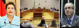 Por 8 votos a 3, o Supremo Tribunal Federal decidiu nesta quinta-feira 17 que fica proibido o financiamento privado de campanhas eleitorais; divergência foi dos ministros Teori Zavascki, Gilmar Mendes e Celso de Mello, que votaram contra a ação apresentada pela OAB; julgamento começou em 2013, mas foi suspenso em abril do ano passado com um pedido de vista de Gilmar, que segurou o caso por um ano e cinco meses; agora a presidente Dilma Rousseff poderá vetar a reforma política do presidente da Câmara, Eduardo Cunha (PMDB-RJ), que na semana passada autorizou as doações empresariais