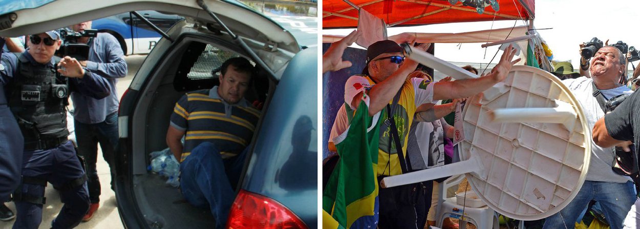 Os acampados em frente ao Congresso têm até 48 horas para desocupar o local; a decisão foi tomada em reunião nesta quinta-feira (19) entre o presidente do Senado, Renan Calheiros, o presidente da Câmara, Eduardo Cunha, e o governador do Distrito Federal, Rodrigo Rollemberg; ontem, houve grande tumulto no local com até disparo de tiros