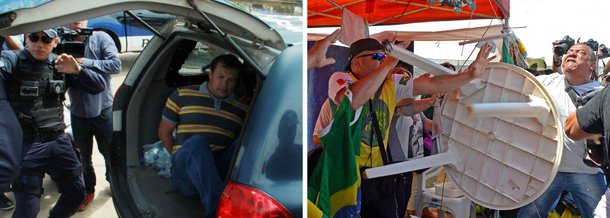 Os acampados em frente ao Congresso têm até 48 horas para desocupar o local; a decisão foi tomada em reunião nesta quinta-feira (19) entre o presidente do Senado, Renan Calheiros, o presidente da Câmara, Eduardo Cunha, e o governador do Distrito Federal, Rodrigo Rollemberg; ontem, houve grande tumulto no local com até disparo de tiros