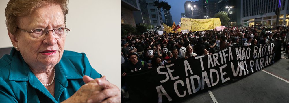 A deputada federal Luiz Erundina, autora da proposta de emenda à Constituição (PEC) que inclui o transporte entre os direitos sociais previstos no Artigo 6º da Constituição Federal, afirma que a mudança no texto abre caminho, por exemplo, para a proposição de outras leis para destinação de recursos ao setor de transportes, como ocorre em outras áreas; Movimento Passe Livre (MPL) considera um avanço; nesta terça-feira (15) o congresso Nacional promulga a PEC