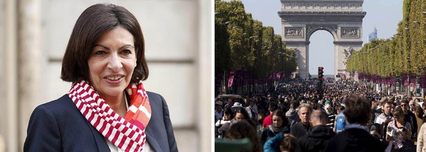 A Prefeitura de Paris, na França, realiza neste domingo, 27, um dia de fechamento para os carros e abertura para pedestres da parte central da cidade entre 11h e 18h.  Nas demais ruas, a velocidade máxima foi reduzida para 20 km/h nesse domingo, e voltará ao habitual à noite; objetivo é mostrar como a poluição gerada pelo trânsito pode ser reduzida e que as grandes cidades precisam tomar medidas concretas para reduzir sua geração de poluentes; Paris é governada pela prefeita Anne Hidalgo, que nesta semana elogiou a gestão do prefeito de São Paulo, Fernando Haddad (PT), pelas intervenções na área de mobilidade urbana em favor do transporte público e das ciclovias; Hidalgo disse que "votaria em Haddad"