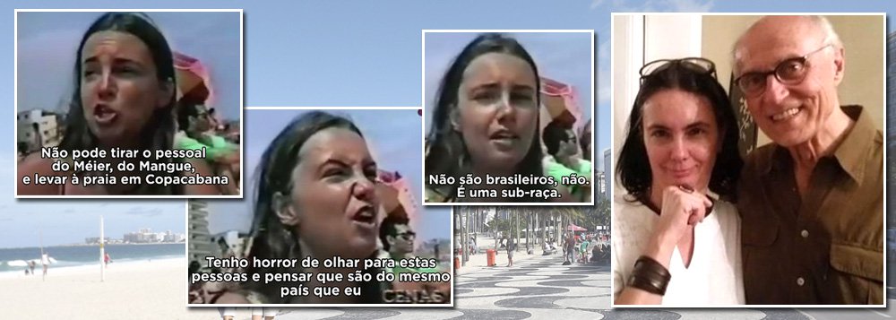 Angela Moss assumiu ser a protagonista de um documentário gravado nos anos 90 com ofensas racistas contra os suburbanos na praia e disse ter mudado desde então; hoje, se define como uma “bem-humorada cinquentona que evita e reconhece as armadilhas do ódio”, que passou da ultra direita para o comunismo 
