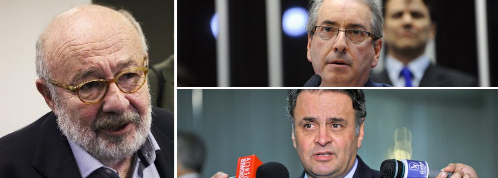 "Com o silêncio ensurdecedor dos seus principais líderes, a começar por FHC e Aécio Neves, o PSDB ainda não se manifestou sobre o agravamento da situação do seu principal aliado na batalha pelo impeachment , temporariamente suspensa. Que autoridade moral e legitimidade as oposições têm agora?", questiona o jornalista Ricardo Kotscho, após as denúncias sobre as contas secretas na Suíça atribuídas ao presidente da Câmara dos Deputados, Eduardo Cunha (PMDB-RJ)