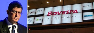 O Ibovespa opera em queda nesta quarta-feira 16 em meio a notícias de que o ministro da Fazenda, Joaquim Levy, está perto de deixar o governo; Levy havia dito recentemente que sairia do cargo se a meta fiscal fosse reduzida dos 0,7% pedidos por ele; já o dólar comercial registra ganhos de 1,48% a R$ 3,9340 na venda, enquanto o dólar futuro para janeiro de 2016 subia 1,75% a R$ 3,958