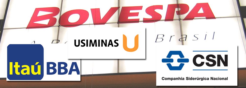 Rrelatório do banco Itaú BBA dizia que as dívidas das duas siderúrgicas não tinham proteção financeira contra a alta do dólar, mecanismo conhecido no mercado como "hedge"; as companhias negaram a vulnerabilidade e o banco foi obrigado a se retratar; o estrago, porém, já tinha sido feito: as ações da CSN despencaram 20,51%; as da Usiminas, 15,35%, diante da Bolsa paulista, que caiu em média 2% ontem