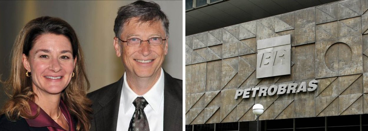 Fundação Bill &amp; Melinda Gates entrou com um processo contra a Petrobras para recuperar perdas com ações da estatal decorrentes do escândalo de corrupção investigado pela Operação Lava Jato; segundo a ação, "o esquema de suborno e lavagem de dinheiro" causou à Fundação Gates e a outro autor, WGI Emerging Markets Fund LLC, uma perda de dezenas de milhões de dólares