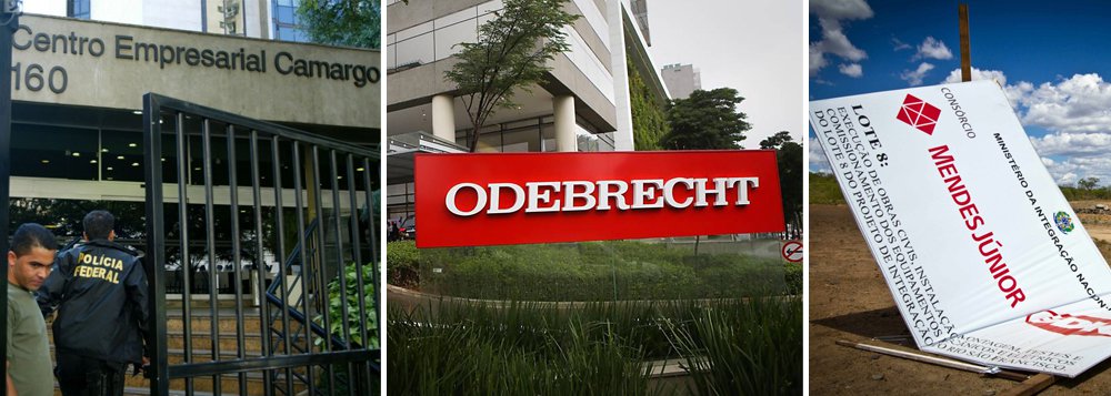Afetadas pela Lava Jato e pela crise, construtoras como Odebrecht e Mendes Júnior, demitem mais de 500 mil no ano e vendem ativos para levantar caixa; muitas entraram em recuperação judicial; a Camargo Corrêa teve de se desfazer até da Alpargatas, dona das Havaianas, que controlava desde 1982