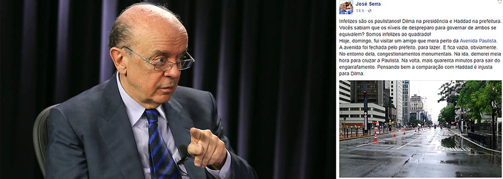 Serra foi (e ainda está sendo) massacrado nos comentários da publicação, num caso que provavelmente vai passar para os anais da "social media" como um dos seus maiores desastres