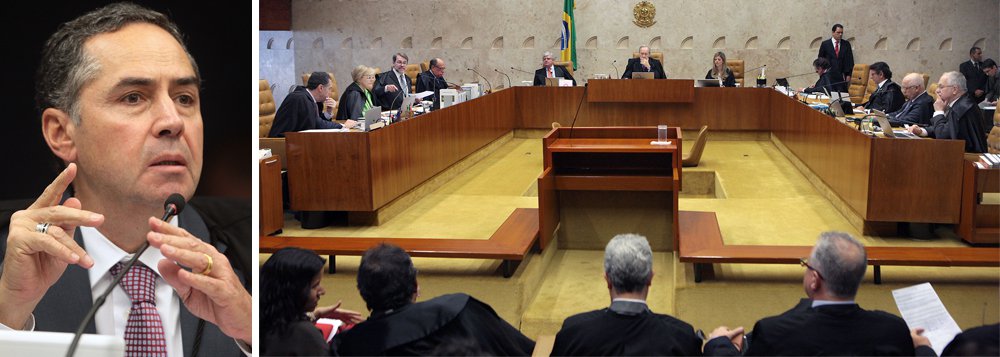 Plenário do Supremo julgou incabível recurso de agravo regimental interposto pela Câmara contra decisão do ministro Luís Roberto Barroso que negou liminar no mandado de segurança no qual a senadora Rose de Freitas (PMDB-ES) questiona a apreciação de contas presidenciais; os ministros entenderam que não houve decisão contrária à Câmara, o que impossibilitaria a casa de questionar o ato; a senadora pedia a anulação da sessão que aprovou as contas dos ex-presidentes Itamar Franco, Fernando Henrique Cardoso e Luiz Inácio Lula da Silva