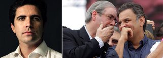 Colunista Bernardo Mello Franco destaca que o presidente da Câmara, Eduardo Cunha (PMDB) foi acusado por cinco investigados da Lava Jato de se beneficiar do esquema de corrupção na Petrobras; ‘Em outros tempos, isso seria mais que suficiente para que Cunha perdesse o cargo. Graças à covardia do governo e à cumplicidade da oposição, que conta com ele para derrubar Dilma Rousseff, o deputado segue firme e forte na cadeira’, diz ele, sobre o movimento da oposição liderada pelo tucano Aécio Neves 
