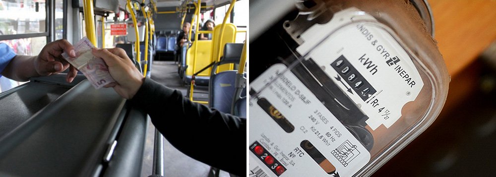 Levantamento da Fundação Getulio Vargas apontou aumento da inflação em quatro das sete capitais; a maior taxa foi registrada em Brasília, com elevação de 1,24%; os principais motivos que ocasionaram o aumento da inflação vieram dos preços da tarifa de ônibus urbano, que subiram 18,33%, e da conta de luz, com alta de 7,61%