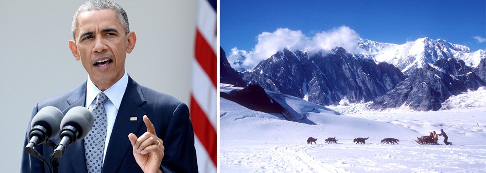Presidente dos Estados Unidos chegou na segunda-feira ao Estado do Alasca para uma visita destinada a mostrar como o derretimento do gelo no local e a erosão da orla costeira são um prenúncio do que está por vir, a menos que o mundo faça mais para combater as mudanças climáticas; Barack Obama tenta buscar apoio para novas e duras normas sobre as emissões de carbono por parte das usinas de energia antes de um esperado acordo climático internacional durante uma cúpula da ONU sobre o clima, em dezembro, que poderia cimentar seu legado sobre a questão