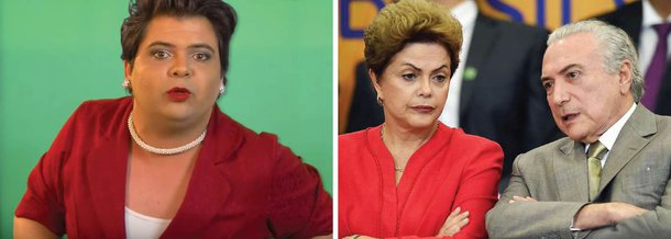 Num vídeo impagável, o humorista Gustavo Mendes diz a Michel Temer o que a presidente Dilma Rousseff gostaria de ter dito depois de ter recebido a "carta secreta" que vazou para o Brasil inteiro; assista