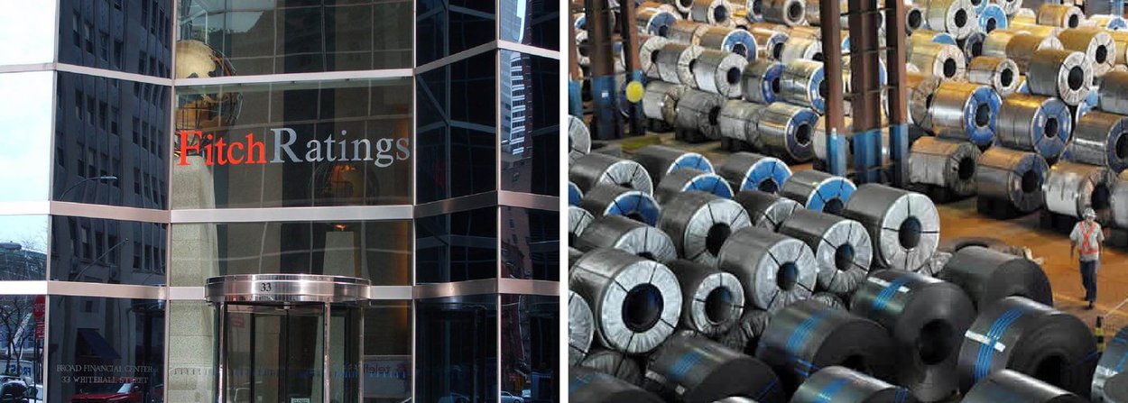 Agência de classificação de risco Fitch reduziu de "BB" para "B+" a nota da Companhia Siderúrgica Nacional; avaliação considerou uma visão pessimista para o preço do minério de ferro no longo prazo, que passou de US$ 70 para cerca de US$ 60; perspectiva da empresa permanece negativa