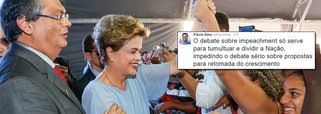"Basta ler o artigo 85 da Constituição para se concluir que só sobra uma coisa do atual debate sobre impeachment: o golpismo de 1964", afirmou nesta manhã o governador do Maranhão, Flávio Dino (PCdoB), pelo Twitter; segundo ele, "o debate sobre impeachment só serve para tumultuar e dividir a Nação, impedindo o debate sério sobre propostas para retomada do crescimento"; há dois dias, Dino participou de um jantar com Dilma Rousseff junto com outros 18 governadores que apoiam a conclusão do mandato da presidente