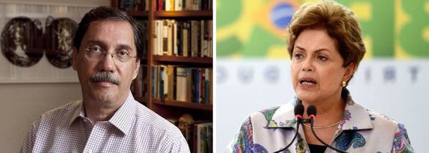 Durante participação nesta sexta-feira, 11, no programa CBN Brasil, apresentado por Carlos Alberto Sardenberg, o jornalista Merval Pereira afirmou que a crise do governo federal levará o PT e o ex-presidente Lula a pedir que a presidente Dilma Rousseff renuncie ao mandato; "Eu acho que vai chegar o momento que o PT e o Lula vão convencer a presidente Dilma a renunciar", afirma Merval; segundo ele, Lula já estaria "na oposição" ao governo, ao criticar a política de ajuste fiscal; "Ela não pode prejudicar os trabalhadores, os mais pobres, e aí vai para a oposição junto com o Lula, e ficam fingindo que estão defendendo os pobres, e que não têm nenhuma relação com o que está acontecendo no Brasil", afirma