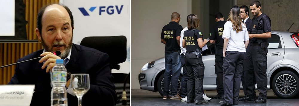 Ex-presidente do Banco Central, Arminio Fraga diz que processo de investigação do escândalo de corrupção é positivo, mas tem gerado efeitos paralisantes da cadeia produtiva e até no Congresso: “Porque há muita gente lá que agora está provavelmente pensando mais em ficar fora da cadeia do que em qualquer outra coisa”, disse o "ministro" de Aécio Neves durante seminário internacional sobre o sistema financeiro de países emergentes, realizado pela FGV
