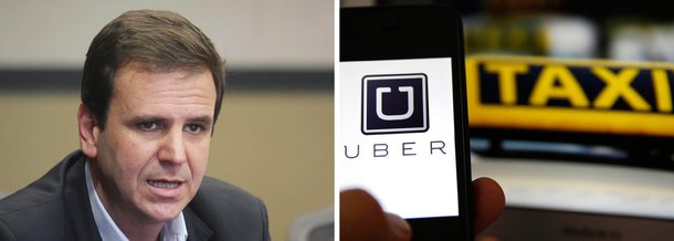 Prefeito do Rio, Eduardo Paes afirmou que o Executivo municipal vai manter os carros do Uber ilegais na capital fluminense; "O Uber é proibido. Estamos receptivos para discutir o assunto, mas é proibido. Vamos buscar, cada vez mais, qualificar o serviço de transporte individual da cidade", disse Paes, durante uma visita ao Complexo de Deodoro, na Zona Norte
 
 