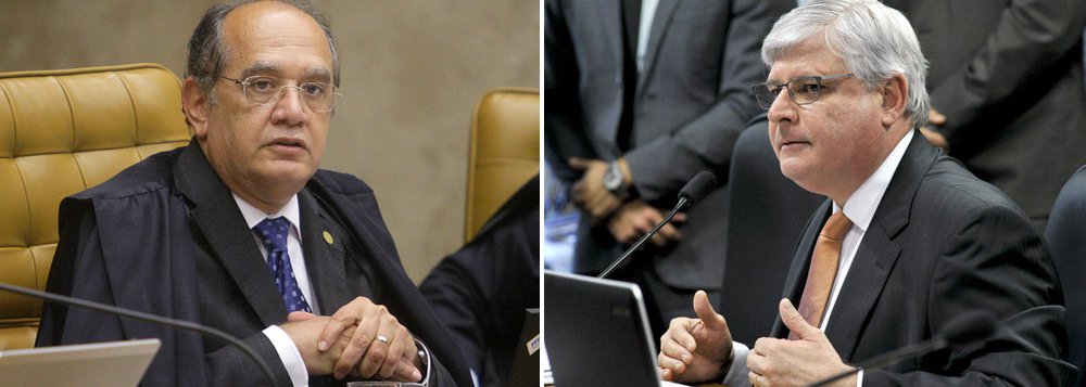 Ministro Gilmar Mendes, vice-presidente do Tribunal Superior Eleitoral (TSE), questiona a conduta do procurador-geral da República, Rodrigo Janot, ao arquivar um pedido de investigação sobre a campanha que reelegeu a presidente Dilma Rousseff; ele ainda ironizou o fato de ter assinado despacho no dia 13 de agosto: "Vem o despacho do procurador determinando o arquivamento, sintomaticamente no dia 13 de agosto, deve ser mera coincidência"; segundo ele, o parecer é “ridículo” e a fundamentação “vai de infantil a pueril”