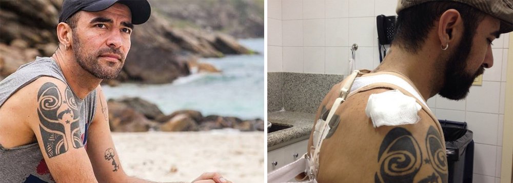 O estudante de jornalismo Alex Tietre foi esfaqueado no Aterro do Flamengo, na Zona Sul do Rio, quando voltava de bicicleta para casa; além da facada nas costas, ele teve fratura na clavícula e ferimentos no braço, mas não corre risco de vida; os ladrões roubaram a bicicleta dobrável de Alex, que custa cerca de R$ 2 mil, e não tentaram levar outro objeto, nem dinheiro; onda de esfaqueamento no Rio ganharam repercussão nacional, no primeiro semestre, com dois casos terminando em morte