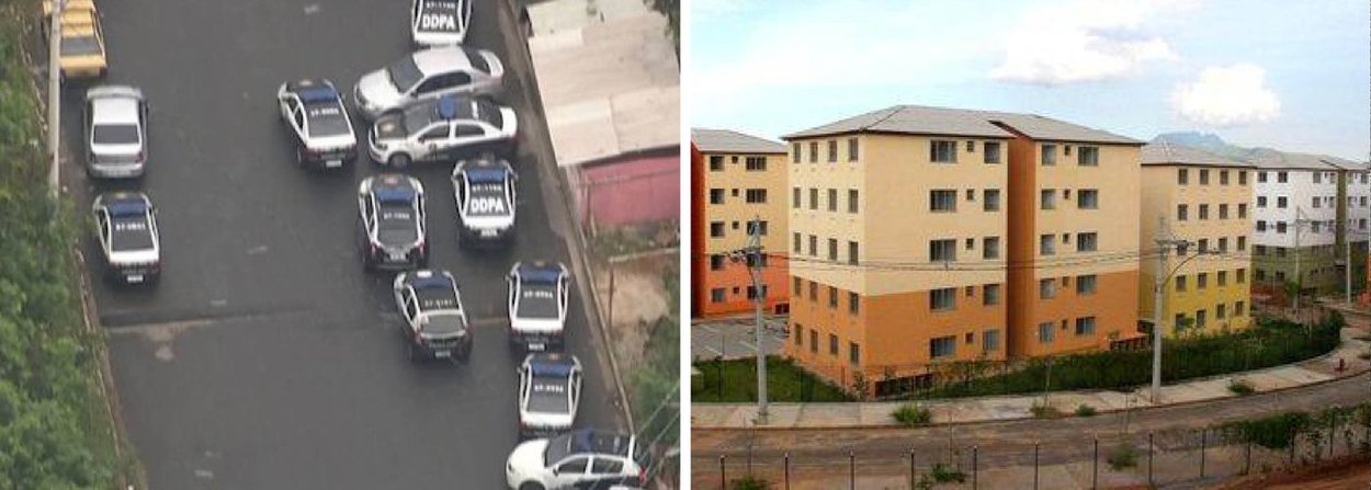 A Polícia Civil fez nesta terça-feira 29 a reintegração de posse de imóveis do conjunto habitacional Haroldo de Andrade, do programa Minha Casa, Minha Vida, em Barros Filho, zona norte do Rio; condomínio foi inaugurado em janeiro do ano passado e, no início de agosto, moradores denunciaram à polícia que traficantes de favelas vizinhas haviam invadido alguns apartamentos e estavam vendendo drogas no local; ao menos uma pessoa foi morta e três foram presas na operação