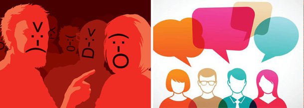 Leitores que postam comentários ofensivos podem ser responsabilizados civil e criminalmente; no ambiente atual, de intensa radicalização política, é importante que os leitores busquem elevar o debate democrático, sem agressões, calúnias e ameaças