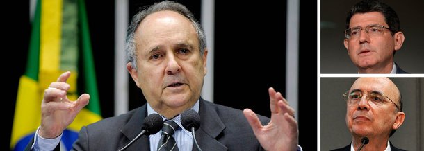 O senador Cristovam Buarque (PDT-DF) defendeu a saída do ministro da Fazenda, Joaquim Levy; de acordo com ele, a perda do grau de investimento do Brasil pela agência de classificação de risco pela Standard &amp; Poor's exige "providências decisivas e rápidas" da presidente Dilma Rousseff; a primeira delas, afirma Cristovam, "é trazer de volta alguém como Henrique Meirelles"; "Levy perdeu a credibilidade, por mais que tenha competência. Não dá mais", disse
 