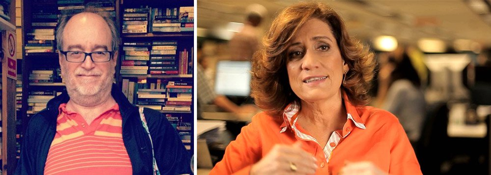 Jornalista Paulo Nogueira, do Diário do Centro do Mundo, disse que a colunista Miriam Leitão, do Globo, "faz uma defesa fraca dos patrões" ao criticar a lei sancionada pela presidente Dilma Rousseff que garante o direito de resposta nos veículos de comunicação na mesma proporção da reportagem; em artigo, Miriam diz que a medida é uma forma de intimidação à atividade jornalística; "É como dizer que as leis que vigoram para os cidadãos intimidam Míriam Leitão. Não. Elas servem de referência. Se Míriam não as infringir, viverá em paz", afirmou Nogueira