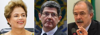 Neste domingo, a presidente Dilma Rousseff se reuniu com os ministros Joaquim Levy, da Fazenda, e Aloizio Mercadante, da Casa Civil, para discutir novas rodadas de cortes de gastos, após o rebaixamento do risco-País pela S&amp;P