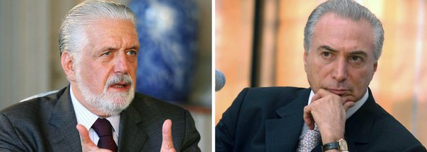 O ministro da Defesa, Jaques Wagner, apoiou nesta segunda (7) o vice-presidente da República, Michel Temer, em razão de suas declarações recentes sobre a popularidade do governo; Wagner disse que a fala de Temer de que “nenhum governo resiste três anos e meio com esse índice de popularidade” é “óbvia”; para o petista, as pessoas deram uma “conotação diferente” ao que foi dito pelo vice; o ministro disse que há pessoas querendo “fazer intrigas” contra o vice-presidente, mas Temer continua contando com o apoio dos colegas de governo