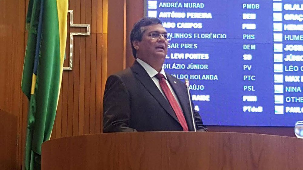 O governador do Maranhão, Flávio Dino, participou da sessão solene de abertura dos trabalhos da Assembleia Legislativa; "Nós acreditamos que as medidas tomadas pelo governo com o apoio da Assembleia seguiram o caminho correto", enfatizou o governador, depois de citar todos os cortes e economias feitas pelo governo, e a manutenção da folha de pagamento dos servidores em dias
