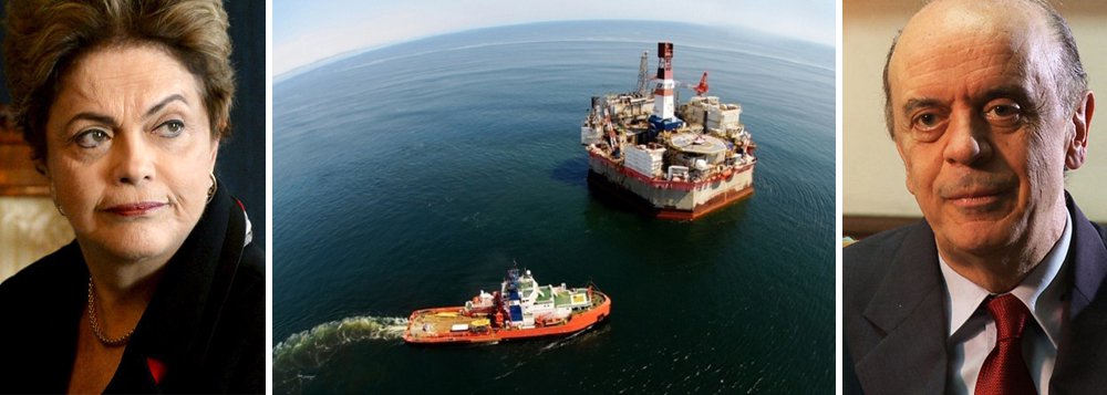 ‘Sem abrir as porteiras’ para companhias internacionais, como prevê o projeto de lei do senador tucano José Serra, governo pode rediscutir a obrigatoriedade de participação da Petrobras de pelo menos 30% nos consórcios, desde que a empresa mantenha o direito de preferência nos próximos leilões; crise no setor e a queda no preço do petróleo teriam motivado a mudança; Dilma Rousseff também não abre mão de destinar os recursos arrecadados à saúde e à educação; o decreto baixado pela presidente no início de janeiro, flexibilizando normas relativas à exigência de conteúdo nacional na fabricação de equipamentos usados no pré-sal, já teria sido pensado no âmbito das mudanças regulatórias do setor