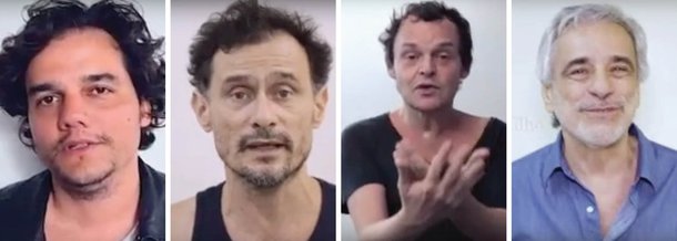 No dia que antecede o aniversário do golpe militar de 1964, vídeo divulgado nas redes sociais com a participação de diversos artistas reafirma a defesa da democracia e contra as manobras golpistas em curso no país. Ao som de Roda Viva, de Chico Buarque - canção em que pedia voz para o povo - eles denunciam a manipulação midiática e reafirmam o compromisso com o Brasil