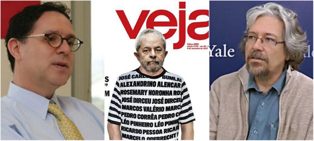 Depois de onze anos, Eurípedes Alcantâra está deixando a direção de redação da revista "Veja"; ele foi responsável por capas polêmicas e quase criminosas da revista como a que vestiu Lula como presidiário; André Petry, mais moderado e menos tucano, que foi chefe da sucursal de Brasília e correspondente em Nova York, assume o posto; haverá mudanças também na editora Abril; será anunciado amanhã o nome do novo presidente da empresa, Walter Longo