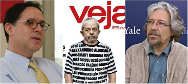 Depois de onze anos, Eurípedes Alcantâra está deixando a direção de redação da revista "Veja"; ele foi responsável por capas polêmicas e quase criminosas da revista como a que vestiu Lula como presidiário; André Petry, mais moderado e menos tucano, que foi chefe da sucursal de Brasília e correspondente em Nova York, assume o posto; haverá mudanças também na editora Abril; será anunciado amanhã o nome do novo presidente da empresa, Walter Longo