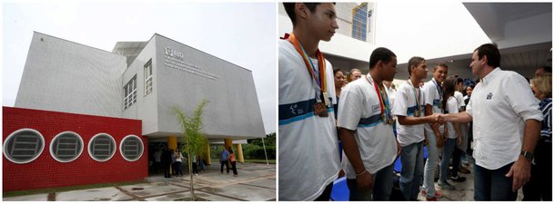 O prefeito do Rio de Janeiro, Eduardo Paes, inaugurou o quarto Ginásio Experimental Olímpico (GEO) na cidade, na Ilha do Governador, zona norte; o GEO Nelson Prudêncio atenderá a 340 alunos do 6º ao 9º ano, em turno integral (sete horas); entre as modalidades esportivas que serão oferecidas estão natação, xadrez, judô e atletismo