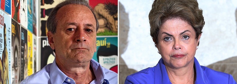 Para o jornalista Mario Sergio Conti, embora o naufrágio soe inevitável, em suas últimas declarações, a presidente Dilma Rousseff transmitiu a convicção de que é inocente; “Pode ter descumprido o que prometeu. Pode ter maus bofes. Pode ter cavado a própria cova. Mas, num mundo político esmerdeado de alto a baixo, Dilma não tem nódoa. Não roubou, e será julgada por muitos ladrões”, diz