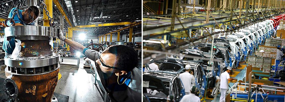 Somente no ano passado, os principais indicadores macroeconômicos, especialmente os ligados à indústria e ao varejo, registraram um retorno aos patamares apontados entre 2009 e 2011; produção industrial teve uma queda de 8,3% no ano passado, o que fez com que o setor industrial voltasse a trabalhar em níveis semelhantes aos de janeiro de 2009; nível do volume de vendas do varejo ampliado (que inclui veículos e material de construção), teve uma queda de 8,6% em 2015, enquanto no comércio restrito, a retração foi de 4,3%, menores vendas desde abril de 2012