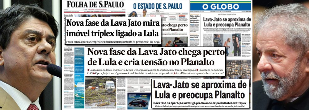 Para o deputado federal Wadih Damous (PT-RJ), não há dúvidas de que a nova fase da Lava Jato, denominada Triplo X, dá prosseguimento à tentativa de atacar a imagem do ex-presidente Lula com fins políticos; "Agora ele é o alvo. A tentativa é de desconstruí-lo perante a população", afirma; Damous vê fragilidade nas ilações envolvendo Lula e o apartamento no Guarujá; "Ele tinha uma cota declarada no Imposto de Renda e resolveu não comprar. Essa afirmação de que aquilo ali é dele, que significa lavagem de dinheiro, objeto de propina, é leviandade, não está demonstrado, não está provado, é para dar manchete de jornal e desgastar a imagem do presidente Lula"