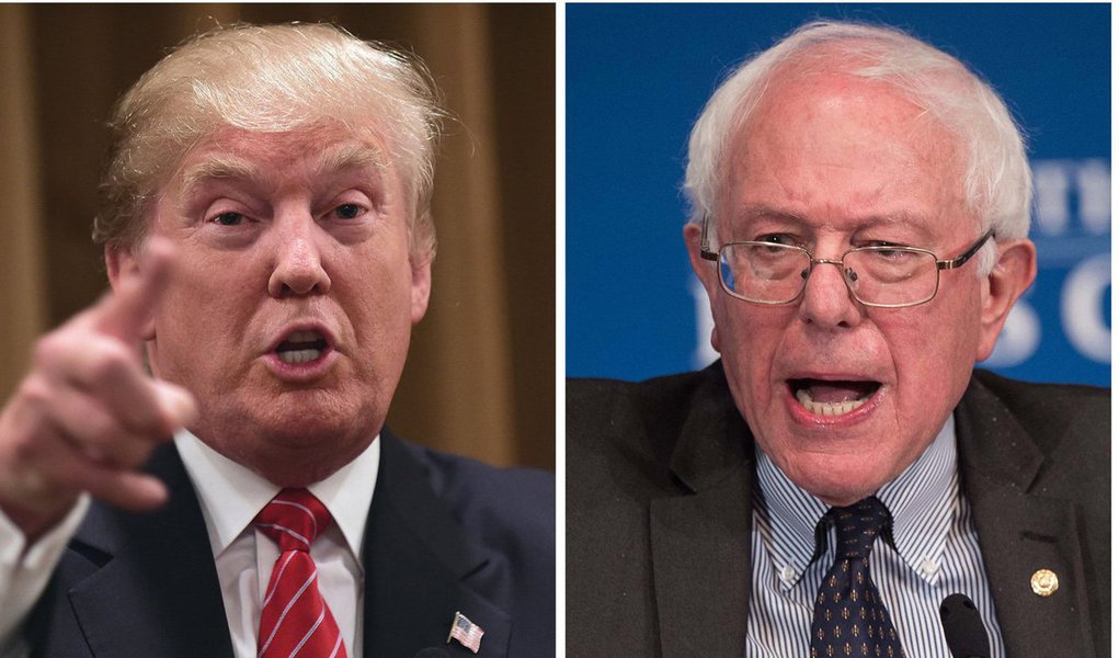 Milionário Donald Trump, que disputa a indicação para ser candidato a presidente dos Estados Unidos pelo Partido Republicano, venceu as primárias no New Hampshire, com em média, 31,2% dos votos; segundo sondagens prévias; no Partido Democrata, as pesquisas indicam a vitória do senador Bernie Sanders, com uma vantagem de 13,3 pontos percentuais em relação à ex-primeira-dama e ex-secretária de Estado norte-americana Hillary Clinton