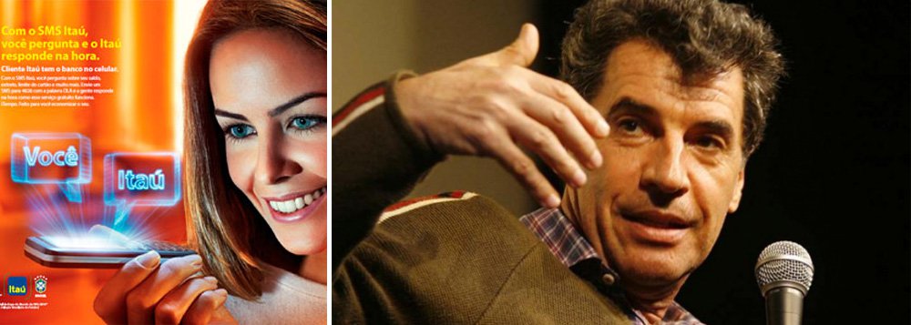 "Propaganda do Itau no cinema todos tem olhos azuis, mas, como tem que ter negros ,eles conseguiram os mais brancos que eu ja vi. Nojo", postou o ator Paulo Betti, no Facebook 